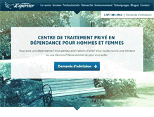 Tablet Screenshot of maisonlepervier.com